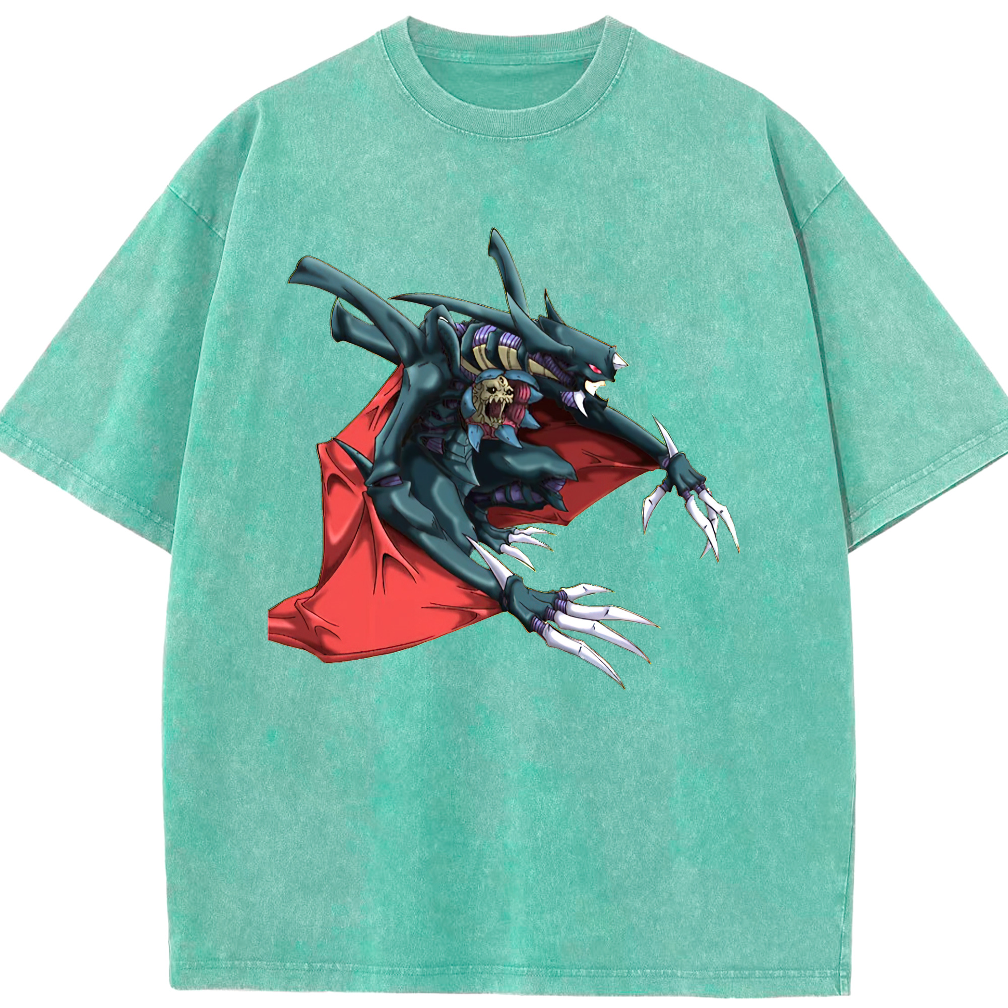（画像用） 遊☆戯☆王 Yu-Gi-Oh! 綿100% ヴィンテージ風 半袖Tシャツ（フロントプリント）